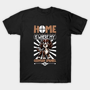 Home is with my German Spaniel T-Shirt